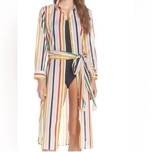 JCrew Lightweight Shirtdress Coverup sz. M